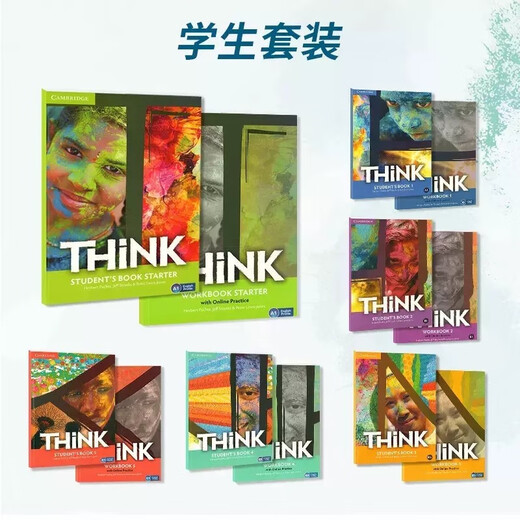 [Image chinoise authentique] Cambridge importé d'origine Think Think Starter 12345 Niveau Children Middle's Middle School English Manuels avec un compte en ligne Think Textbook Thinking Ket / Pet Examin Teaching Aids English Training Training Picture Chine