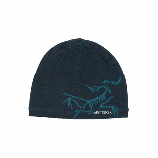 Archaeopteryx Vogelkopf Toque Universal Blended Woll Kapuzenhaube randlose Haube Kapuze Phantasm / Euphorie One Size (55-60 cm Kopfkreis)