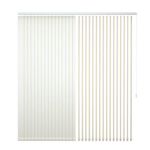 Mernai vertical curtains vertical blinds blackout screen entrance office bedroom living room study balcony partition can be motorized 7005 semi-blackout imitation linen white square meters