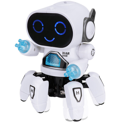 Wu's Story Toys's Toys Dancing Robot Boy 1 à 3 ans Gelle 2 ans Fille d'un an Baby Baby Electric Toys Singing and Dancing Robot [Orange] dirigez-vous vers le chant et la danse robot