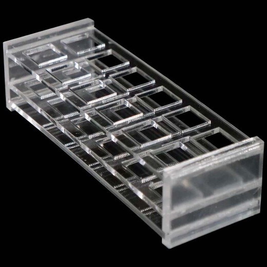 冰禹 BYA-301 有机玻璃比色皿架 751光程10mm 12孔