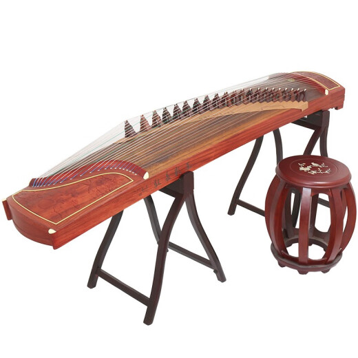 Dunhuang Brand Dunhuang Guzheng Dunhuang Brand 694KK Series Performance Examination Piano Grading Guzheng Shanghai National Musical Instrument Factory 1 694FF Lotus Pond Fish Play (full set of accessories)