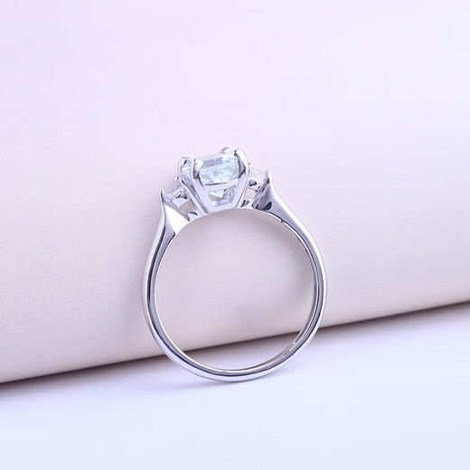 GEM STONE KING aquamarine ring for women set with 1.2 carat colored gemstones 10K classic and fashionable Valentine's Day gift for wife, US No. 5