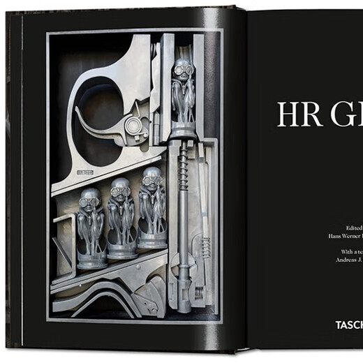 现货 原版】HR Giger异形之父hr吉格尔TASCHEN40周年纪念版 异型美术集赛博朋克插绘画册抽象黑暗迷幻艺术作品书籍 9783836587020