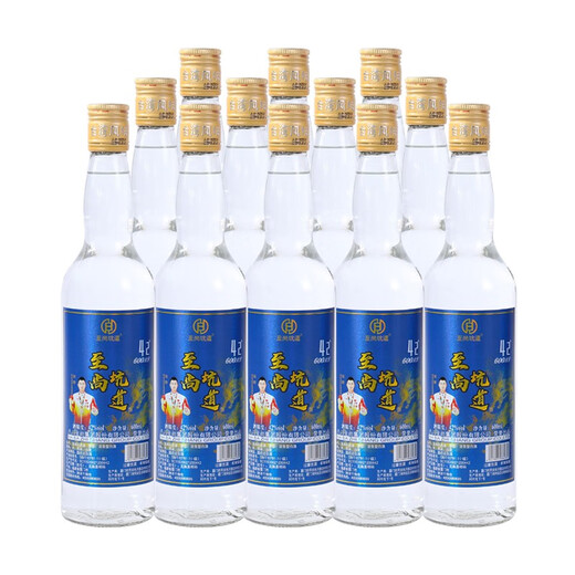 Vin de sorgho de style Taiwan 42 degrés 600 ml 12 bouteilles de vin blanc