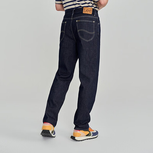 LEE753 Komfortable rechtwinkelige Mid-T-T-T-Back-Stil Alltags-Jeans-Hosen Trendy Casual LMB10 sauberes Wasser Waschhosen Länge 31 28