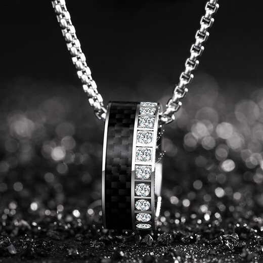 MZMZ platinum necklace men's pt950 platinum accessories ring hip-hop pendant Valentine's Day birthday gift for girlfriend jewelry light luxury model - trendy fashion necklace