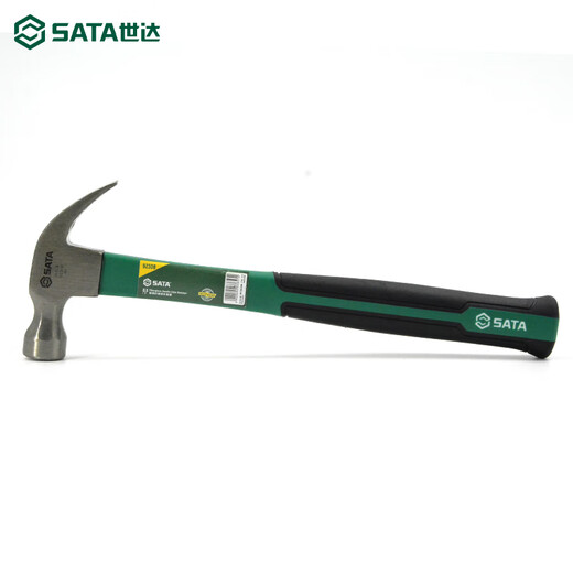 Shida Tools fiber handle claw hammer iron hammer small nail hammer woodworking multifunctional all-in-one hammer pure steel hammer 92306 (fiberglass handle claw hammer 1 pound)