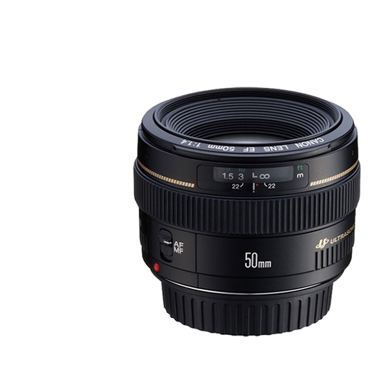 Standard fixed focus, large aperture, full frame, EF portrait lens, Canon EF 50mm f1.4 USM lens, new national bank