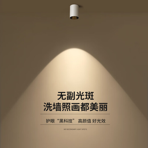 AIDO HUIMING Installé Downlight Spotlight LED PLADE LED sans trous pour le couloir d'entrée monté sur le plafond rond Maison Coulet Entrance 6223 NOUVELLE