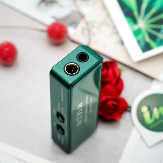 XDuoo Link2bal explosive version 270mW high thrust portable Android iPhone mobile phone small tail 4.4 balanced decoding amp cable explosive version green Android version ready for delivery