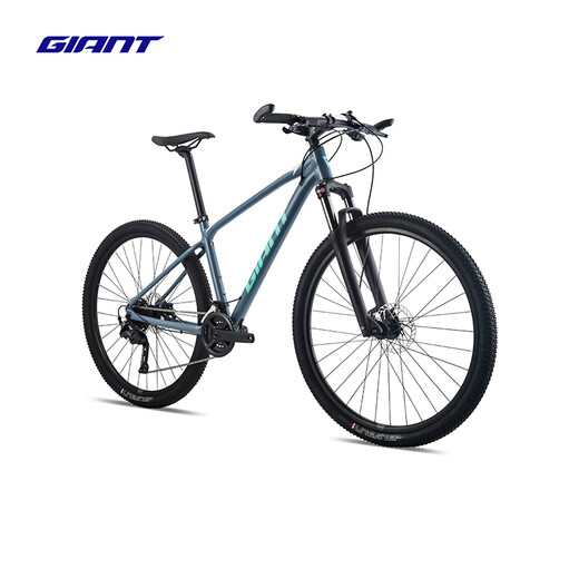 GIANT ATX 830 hydraulic disc brake adult variable speed aluminum alloy 18-speed lockable shock-absorbing mountain bike mattressed ink blue 27.514.5 XS Recommended 152-164cm