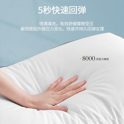 Nanjiren Pillow Home Textile Star Hotel Feather Velvet Pillow Core Washable Pillow Full and Comfortable 48*74cm Single