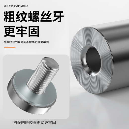 Yalida stainless steel advertising nails, decorative nails, mirror nails, acrylic nails, advertising screws, fixed glass nails, billboard caps, diameter 12, total height 20mm/4 capsules