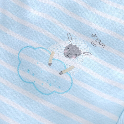 英氏（YEEHOO）婴儿睡袋小童分腿防踢被 两色可选  牧场蓝 建议14-18℃ 85*36cm(推荐身高90-100cm)