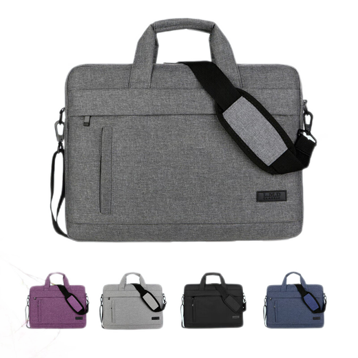 Betome 9901 Tragbare Dateibeutel große Kapazität mehrschichtige Konferenztasche Tasche Business Bag Canvas wasserdichte Multi-Layer-Reißverschluss-Business-Bag Information Tasche Hellgrau