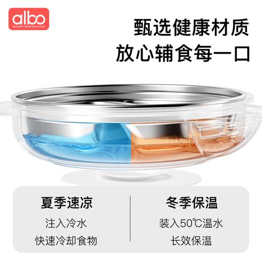 
Albo Bear Dinner Plate + Stainless Steel Elbow Spoon Fork Set