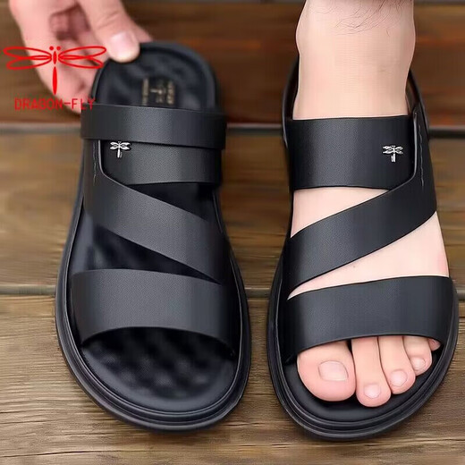 
Red Dragonfly; RED DRAGONFLY same Dragonfly brand beach shoes for men's summer 2024 new sandals for wear dual-purpose driver leather sandals khaki color, one size smaller, one size larger, one size opposite 38
