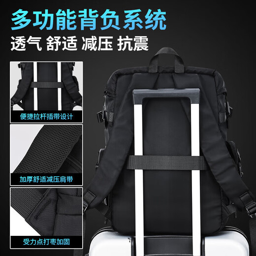 Mochila Huili para la bolsa de computadora impermeable de gran capacidad para hombres de moda de moda