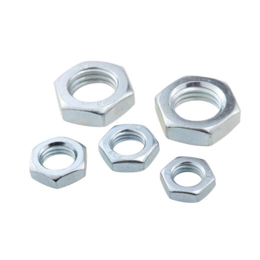 8.8 Tuerca delgada de alta fuerza galvanizada GB6172/6173 Tuerca plana hexagonal M16*2 [Opuesto 24 Grosor 7.85] 20 piezas