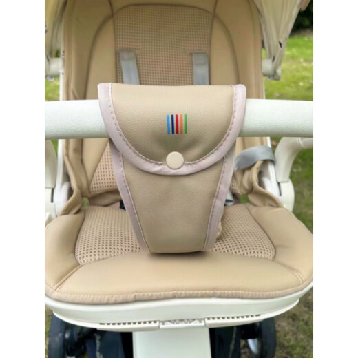 
bebebus is suitable for stroller front stroller belt crotch protection leather stroller belt artist artifact Pill accessories can be detached and washed Pill cotton front stroller belt