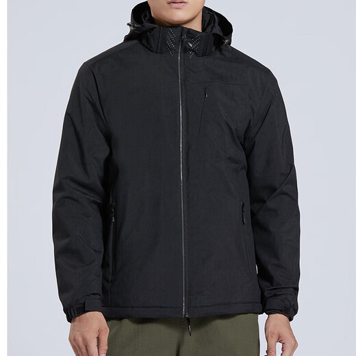Brelrmon Plus Samtjacke Windbreaker Männer und Frauen Schweißjacke einschicht einschichten Herbst und Winter Windproof warmes Weichschalen Workwear Koreanische Version Outdoor Jacke 9930a-2 Camouflage Gray-Men 4xl