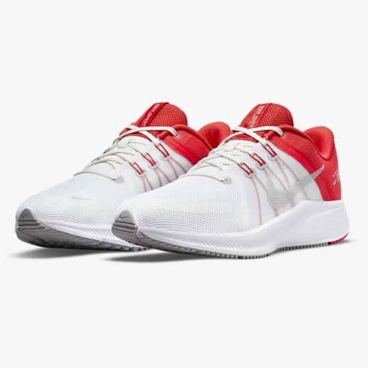 耐克（NIKE）官方舰店男鞋春季新款运动鞋QUEST 4探索者低帮休闲鞋网面跑步鞋 DA1105-100/QUEST 4/白红 44.5