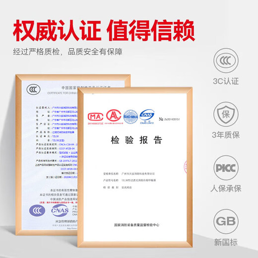 Xing'an Fire Protection Gas Mask Filter Self-Rescue Respirator 3C Certified Home Hotel Room Fire Escape Smoke Mask Fire Mask TZL30C