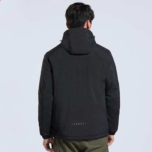 Brelrmon Plus Samtjacke Windbreaker Männer und Frauen Schweißjacke einschicht einschichten Herbst und Winter Windproof warmes Weichschalen Workwear Koreanische Version Outdoor Jacke 9930a-2 Camouflage Gray-Men 4xl