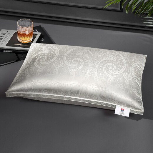 Fuanna Home Textile Pillow Silk Pillow Antibacterial Upgraded Hotel Soft Pillow Cervical Pillow Adult Pillow Silk Cotton Pillow Silk Cotton Pillow - Antibacterial Upgraded Model About 17cm High