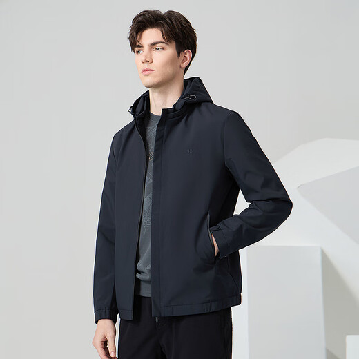 Baile con la chaqueta para hombres con la chaqueta con capucha y la chaqueta casual con capucha y la chaqueta casual de lobo [que viaja fácilmente]