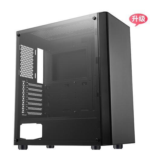 TT (Thermaltake) QiHanger V3 Black Chassis Water Cooled Computer Wirt (Temperierte Glas Seitenübertragung/Vorderspiegel Panel/Stütze ATX/unterstütztes wassergekühltes/unabhängiges Power Tank)