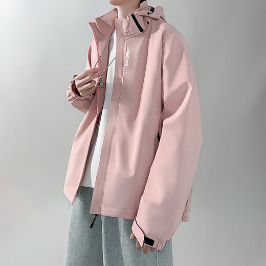 Du Xiaoxian Assault Jacket Men's Spring and Autumn New Mountaineering Clothes Outdoor Trendy Brand Three-in-One American Velvet Thickened Jacket JK81 Off-White XL Recommended 115-130Jin Jin equals 0.5 kg