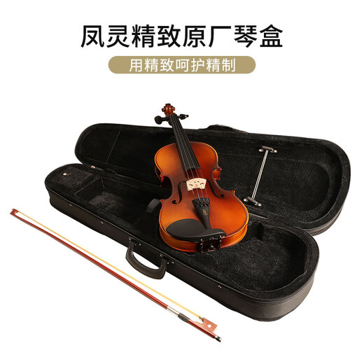 Finelegend Violon Enfants adultes faits à la main pour le violon débutant pour débutant Professional Examen Matte débutants l2 4/4