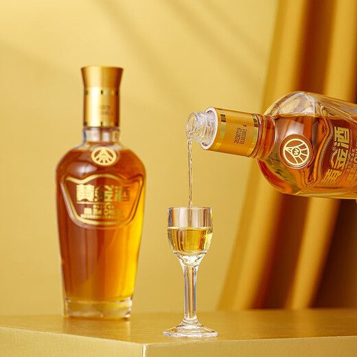 Golden Wine [Brand Direct Sales] 39 Grad Wanfu-Geschenkwein für Älteste im neuen Jahr, Alkoholbasiswein, High-End-Souvenirs, 39 Grad 240 ml, 1 Box, Half Jin [Jin Equals Equals 0,5 kg] Selbstvernetzungspaket