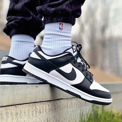 耐克（NIKE）官网官方男鞋女鞋 情侣运动鞋经典黑白熊猫DUNK防滑耐磨休闲板鞋 DD1391-100男/CW1590-100女 35.5