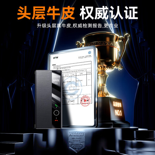 Qiali top luxury cowhide suitable for Huawei mate70pro mobile phone case, premium version lens, all-inclusive Mate70pro+ magnetic flip cover, genuine leather anti-fall smart window leather case, Mate70Pro/Pro+ first layer cowhide, smart black