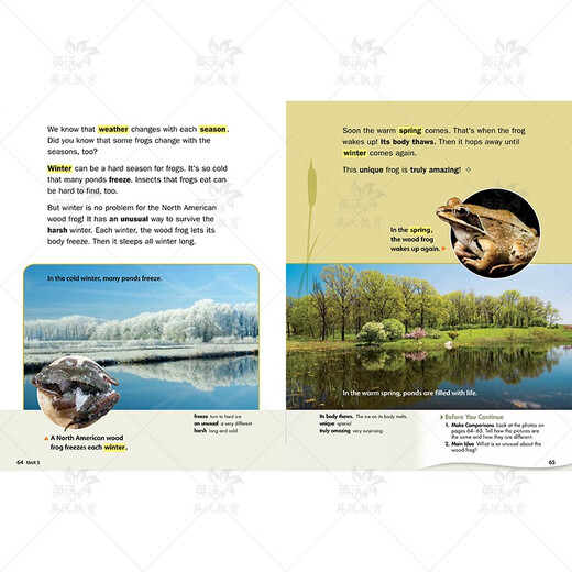 [Yingwo Books] National Geographic Reach Higher Student Level 123456 AB Volumen, Jugend Englisch Lehrbuch Reich