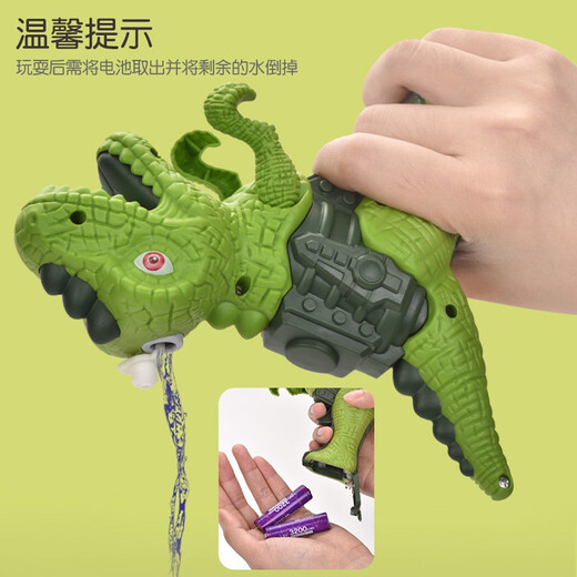 马丁兄弟 喷雾恐龙玩具儿童电动玩具枪声光霸王龙仿真动物模型玩具