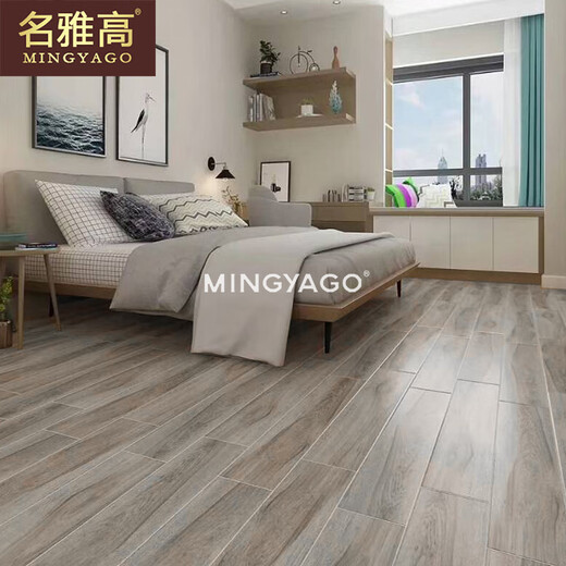 名雅高瓷砖北欧木纹砖仿实木客厅防滑地砖卧室仿木纹地板砖仿木纹条 150*900 CZ15901  一片价格，满箱发货 其他