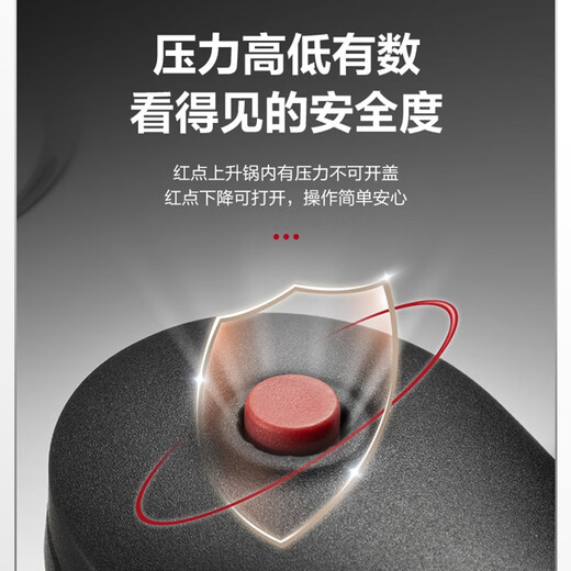 SUPOR pressure cooker 304 stainless steel household pressure cooker magnetic stove open flame universal double bottom thickened large capacity pressure cooker YW243JA1 24cm