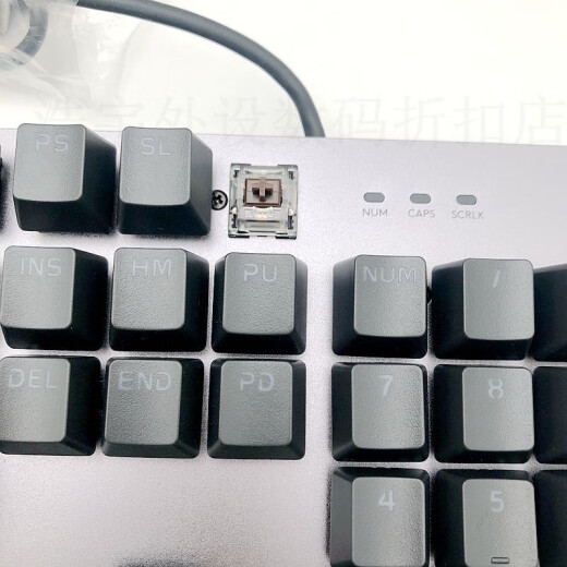 罗技 G罗技K845有线机械键盘游戏专用樱桃轴手感青轴红轴茶轴CF拆包K835 k835 ttc 白色 9新 有使 青轴