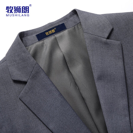 Mushilang suit men's four seasons slim professional business formal top men's casual suit jacket single suit men's clothing