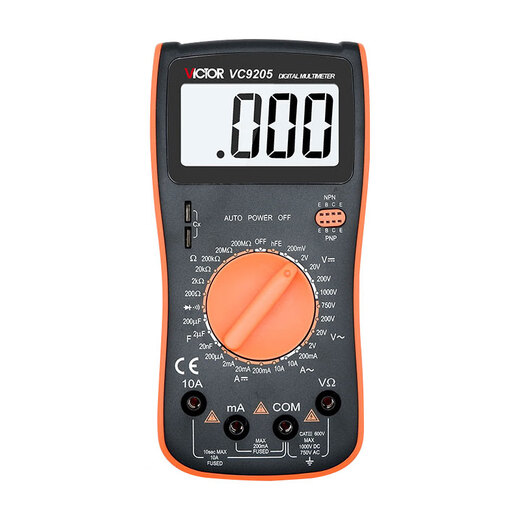 
Victory Victory Instrument Digital Multimeter VC9205 Large Screen Digital Display Multimeter Full Protection Circuit Multimeter 830L VC9205 Standard Configuration
