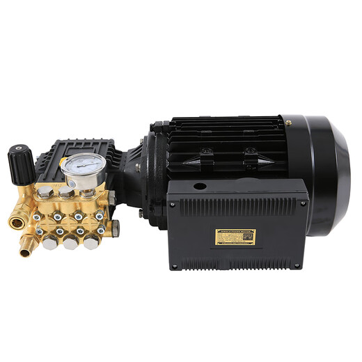 逐月高压清洗机电机加泵头组合商用洗车机220V380V增压陶瓷柱塞铜泵头 13803W 1kw 380v3.0千瓦-