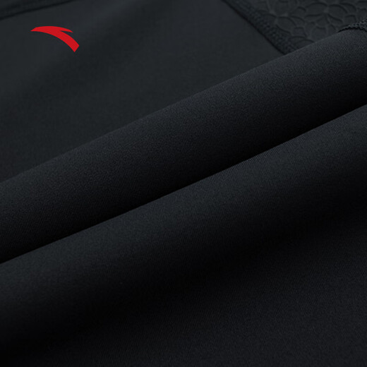 ANTA Yoga Pants Women's 2025 Autumn Tight Nine-Point Pants Training Fitness Pilates Pants Slimming Shark Pants Basic Black-3L/Female 170