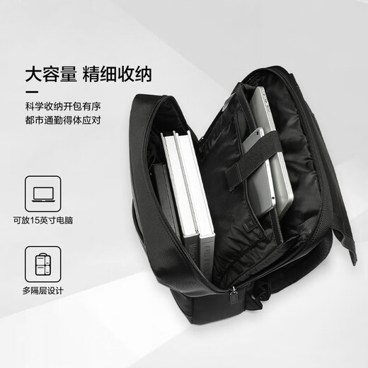 Samsonite Computer Bag Backpack 15-inch Laptop Bag Men's and Women's Backpack Business Handbag Travel Bag AH9