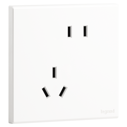 Legrand Switch Socket Panel, Huacai -Serie Keramik Weiß 86 Verstecktypen, 10A falsch ausgerichtete fünf Löcher falsch ausgerichtet