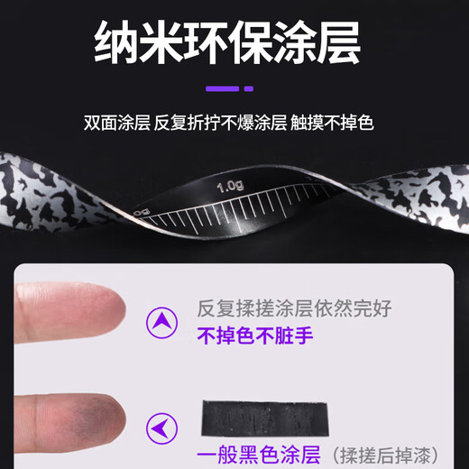 熊火钓鱼配件克度铅皮剪刀套装9mm竞技刻度铅坠快速铅皮卷垂钓配件