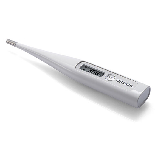 Omron (Omron) Termómetro electrónico para bebés para la familia infantil adecuada para el termómetro de la axila para la mujer Predicción de la electricidad de temperatura de la mujer Predicción-LCD MC-681 MC-681